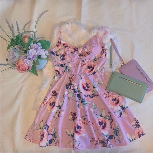 LILA FLORAL DRESS - Picture 2 of 4